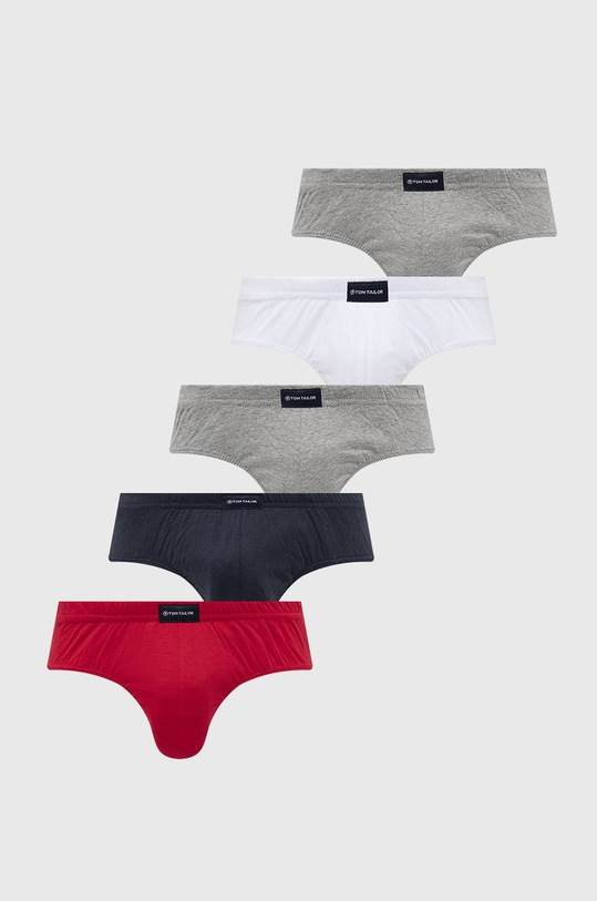 Tom Tailor pamut alsónadrág (5 db) dzsörzé többszínű 8093.5609.7249