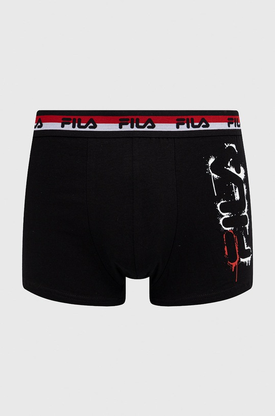 Boxerky Fila pletenina černá FU5147