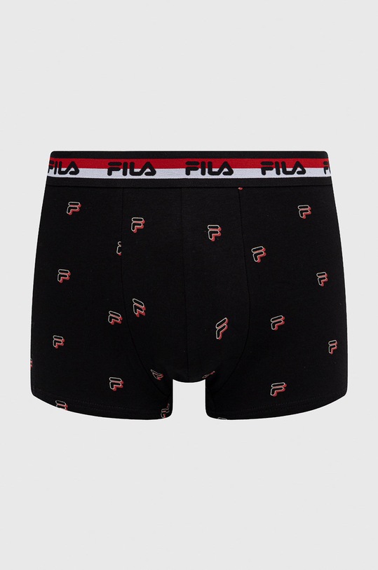 Boxerky Fila pletenina černá FU5149