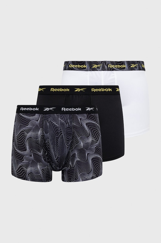 Reebok bokserki (3-pack) dzianina czarny F8376