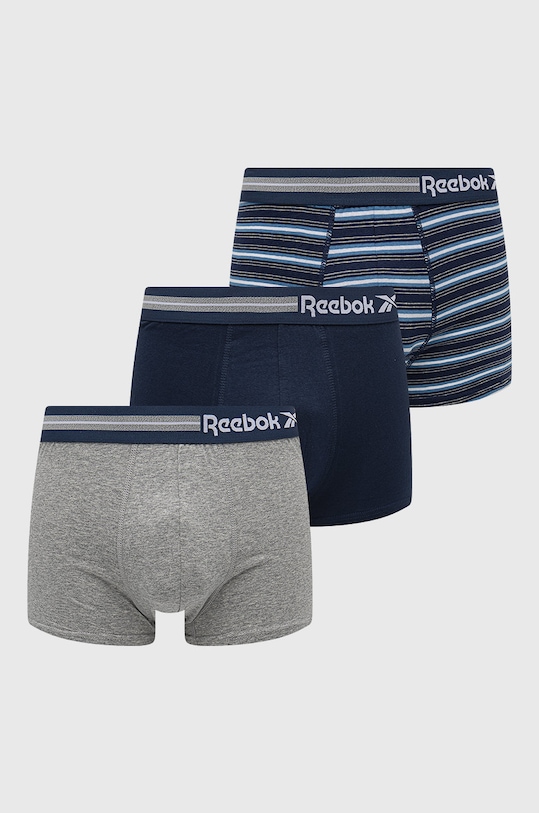 Reebok bokserki (3-pack) dzianina granatowy F8399
