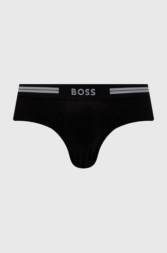 Хлопковые слипы BOSS хлопок чёрный 50475395
