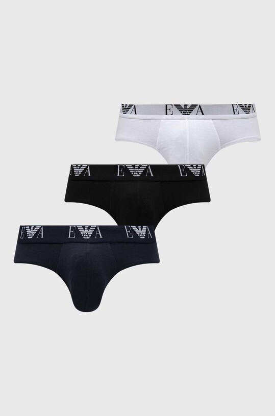 Slip gaćice Emporio Armani Underwear 3-pack pletivo šarena 111734.CC715