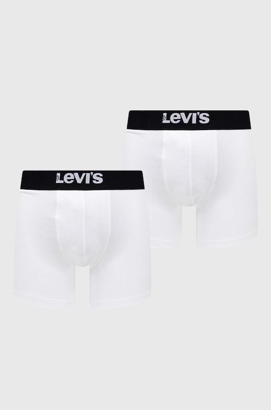 Levi's bokserki 2-pack dzianina biały 37149.0812