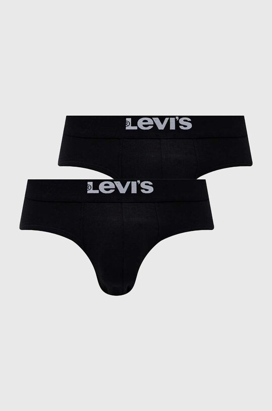 Сліпи Levi's 2-pack трикотаж чорний 37149.0803