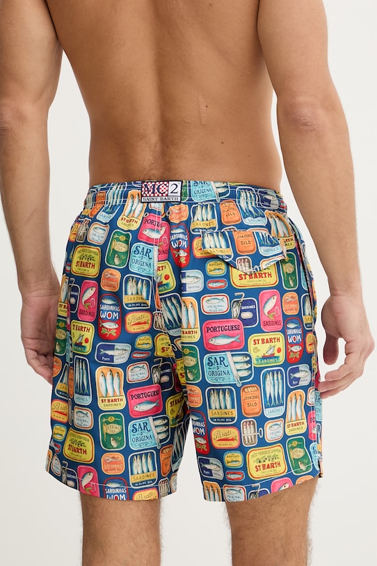 Îmbrăcăminte MC2 Saint Barth pantaloni scurți de baie x Big Babol LIG0001 bleumarin