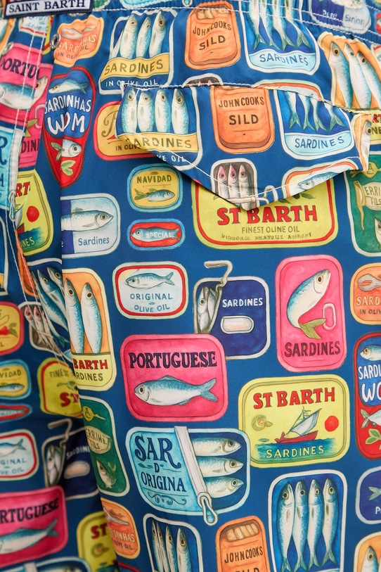 MC2 Saint Barth pantaloni scurți de baie x Big Babol bleumarin LIG0001