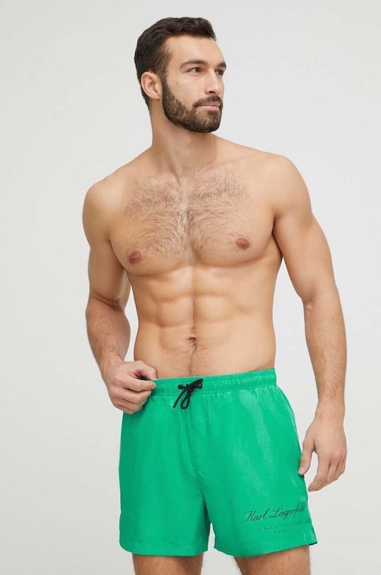 Plavkové šortky Karl Lagerfeld 231M2203 tyrkysová AA00