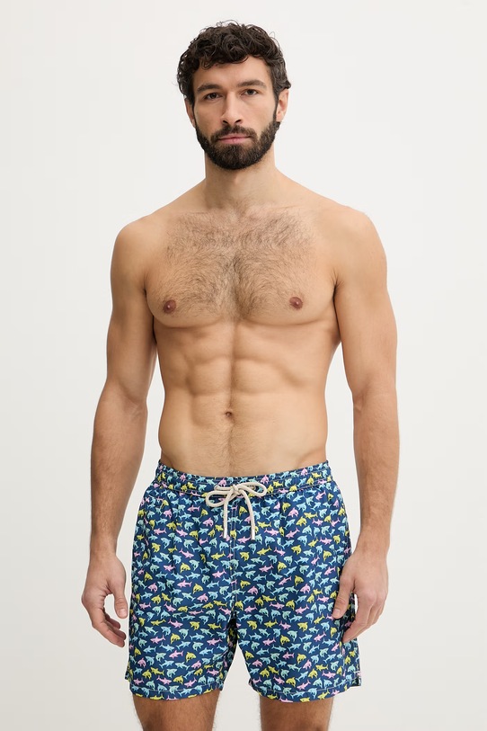 MC2 Saint Barth pantaloni scurti de baie bleumarin LIG0003.