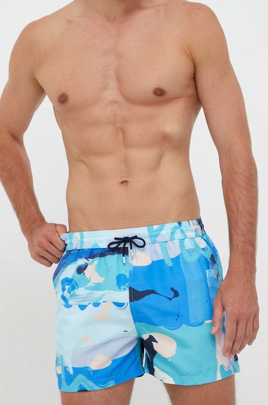 Paul Smith szorty kąpielowe Planet friendly niebieski M1A.239B.K41261