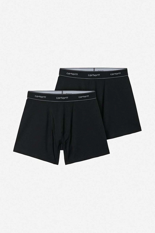 Carhartt WIP cotton boxer shorts jersey black I029375.933XX