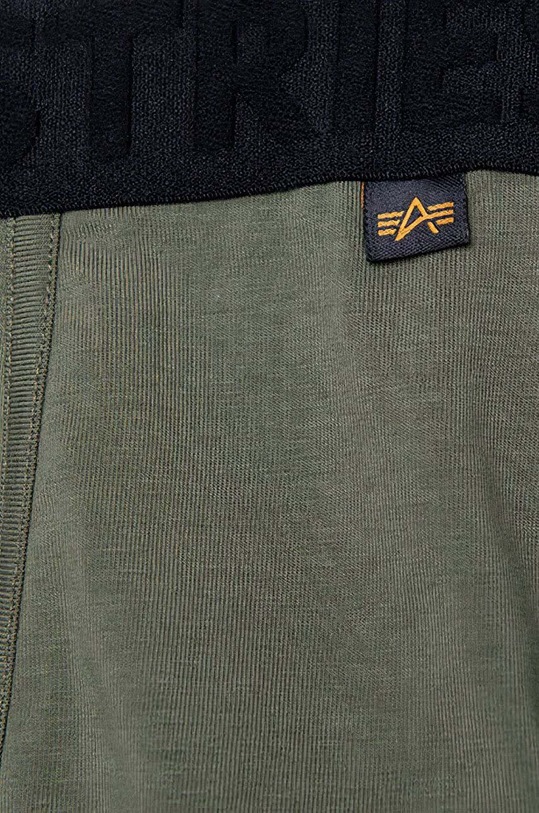Oblečení Boxerky Alpha Industries 3-pack 118925.257 zelená
