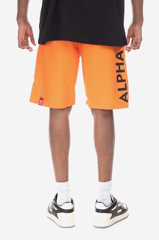 Plavkové šortky Alpha Industries 106812.429 oranžová