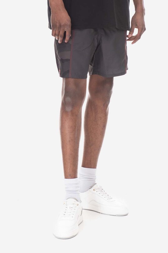 Plavkové šortky Alpha Industries Camo Swim Short 196932.125 čierna