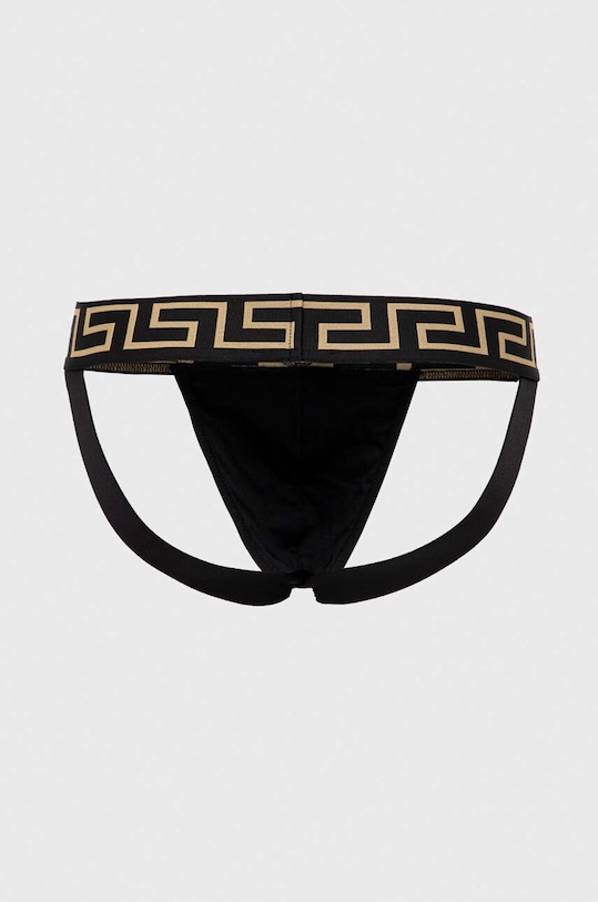 Εσώρουχο jockstrap Versace AUU01017 μαύρο AA00
