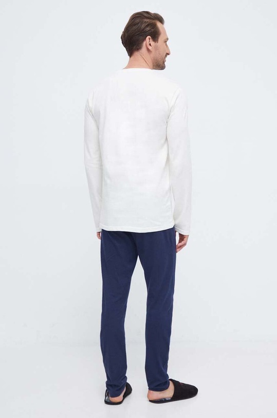 Odzież Fila piżama bawełniana FPW1152 biały