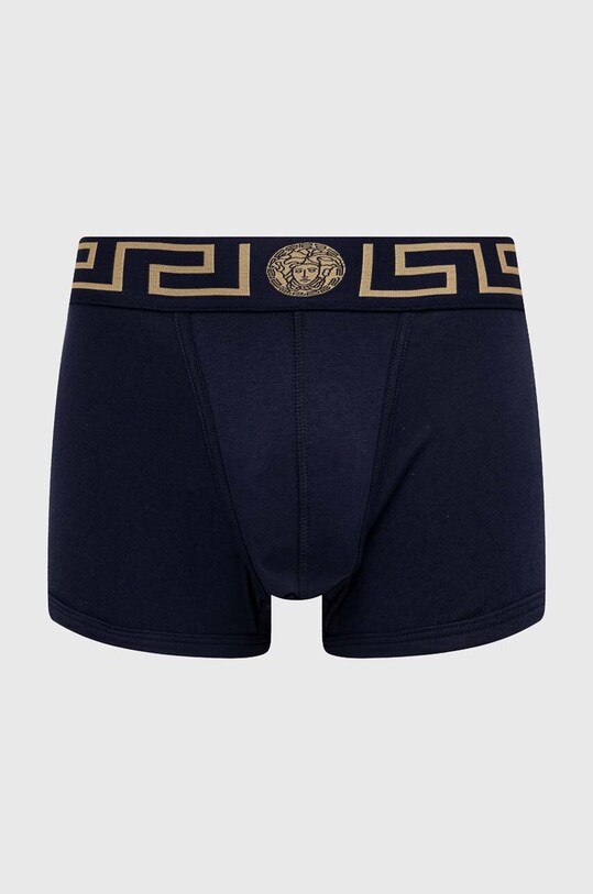 Μποξεράκια Versace εφαρμοστό σορτς μπόξερ σκούρο μπλε AU10026.A232741