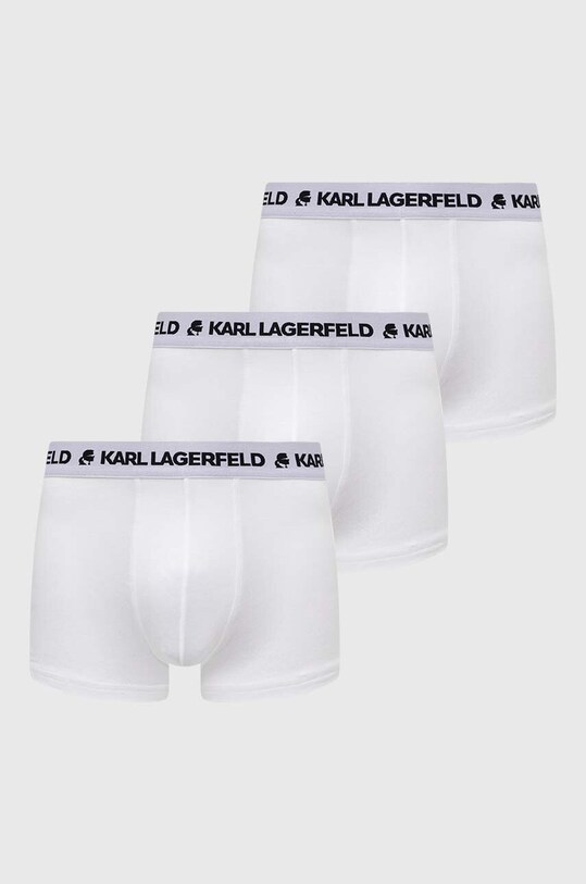 Боксери Karl Lagerfeld 3-pack трикотаж білий 240M2110
