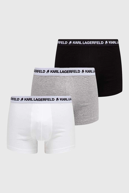 Боксери Karl Lagerfeld 3-pack трикотаж чорний 240M2110