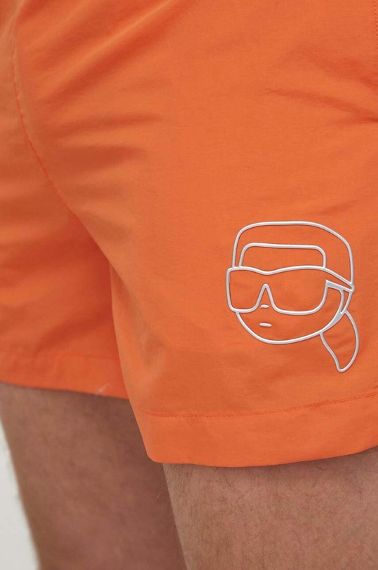 Karl Lagerfeld szorty kąpielowe pomarańczowy 240M2208