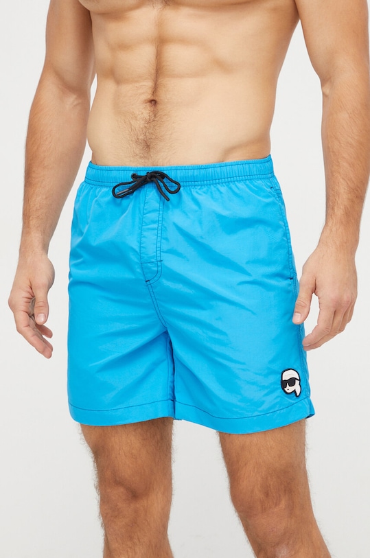 Karl Lagerfeld pantaloni scurti de baie albastru 240M2209