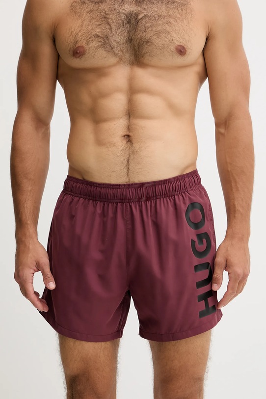 Kratke hlače za kupanje HUGO 50513979 bordo AA00