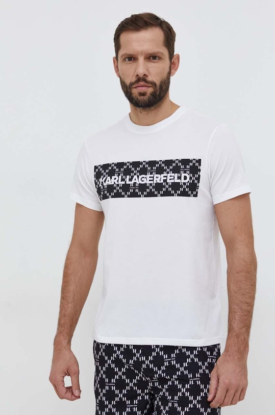 Îmbrăcăminte Karl Lagerfeld pijama 235M2100 alb