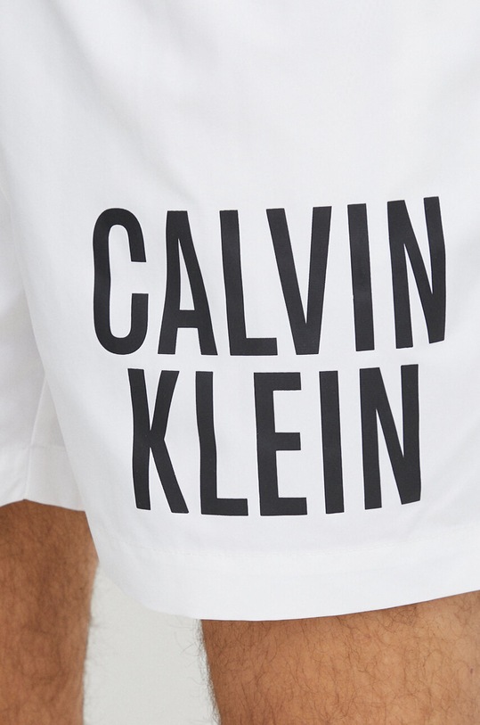 Calvin Klein szorty kąpielowe biały KM0KM00739