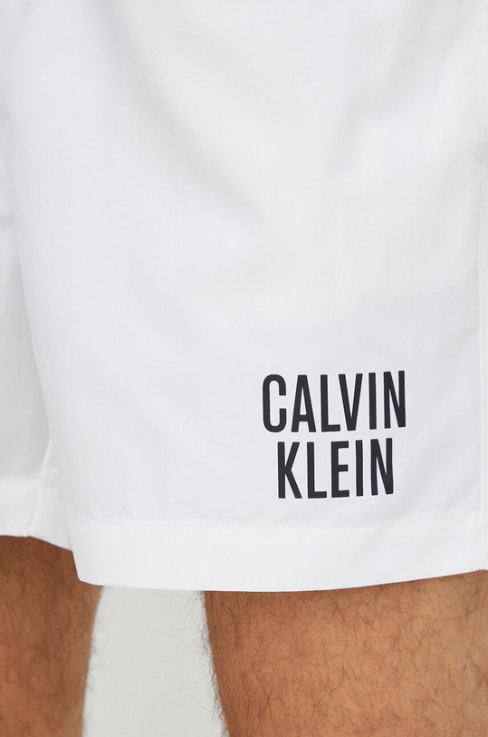 Calvin Klein szorty kąpielowe biały KM0KM00740