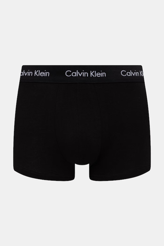 Calvin Klein Underwear boxerky pánske bavlnené s elastanom 5-pack čierna 000NB2734A