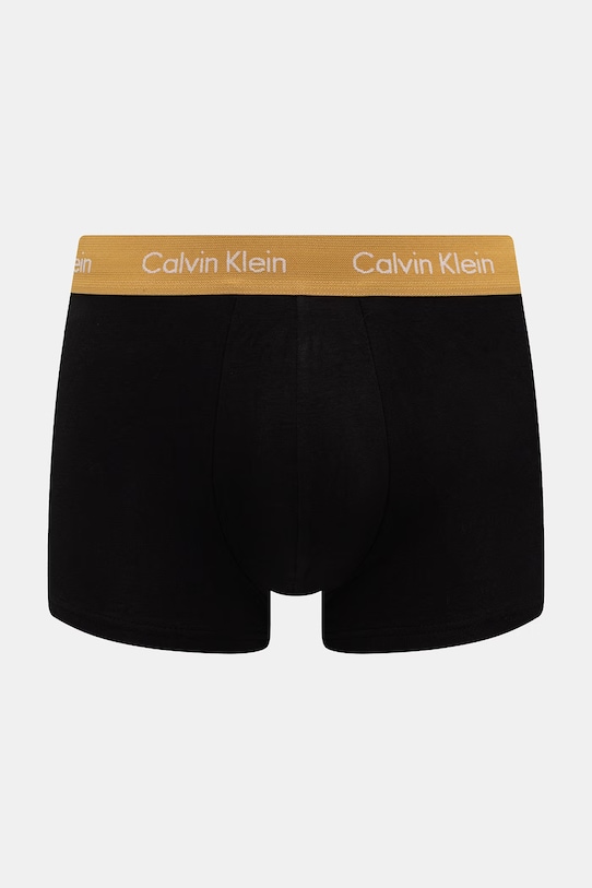 Calvin Klein Underwear boxerky pánske bavlnené s elastanom 5-pack 000NB2734A čierna AA00