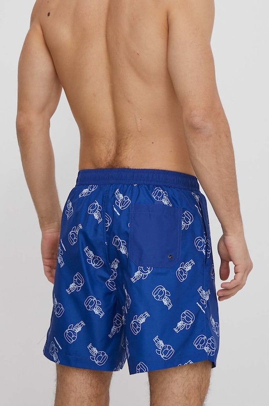 Karl Lagerfeld pantaloni scurti de baie 241M2217 bleumarin AA00