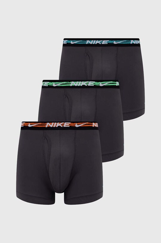 Боксери Nike 3-pack трикотаж сірий 0000KE1153
