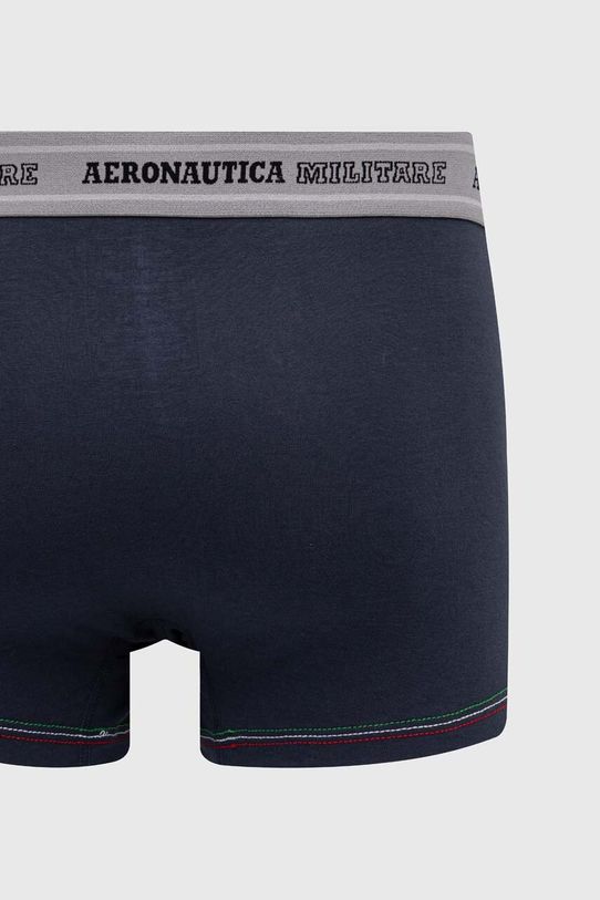 Odjeća Bokserice Aeronautica Militare 2-pack AM1UBX003 mornarsko plava