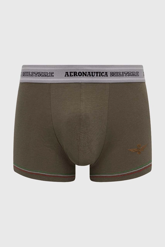 Bokserice Aeronautica Militare 2-pack AM1UBX003 zelena AA00