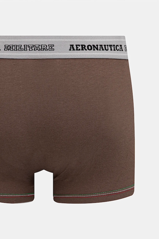 Odzież Aeronautica Militare bokserki 2-pack AM1UBX003 brązowy