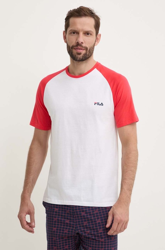 Oblečení Bavlněné pyžamo Fila FPS1182 bílá