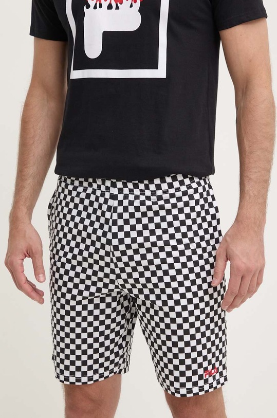 Fila piżama bawełniana czarny FPS1184