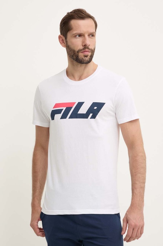Oblečení Bavlněné pyžamo Fila FPS1189 bílá