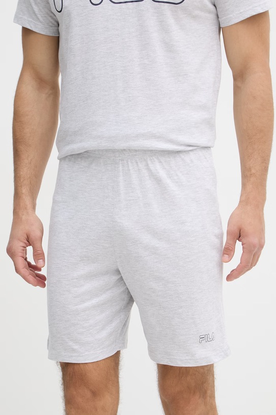Fila piżama męska z bawełną FPS1191 szary SS26