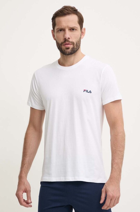 Oblečenie Bavlnené pyžamo Fila FPS1194 biela