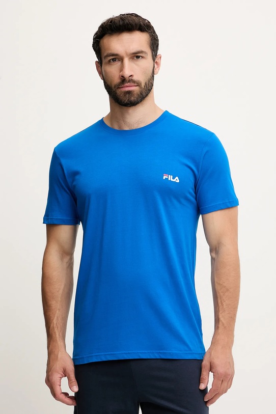 Βαμβακερές πιτζάμες Fila FPS1194 μωβ SS26