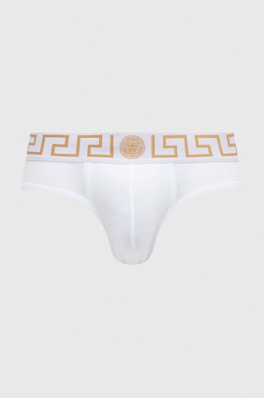 Odzież Versace slipy 2-pack AU10180.1A10011 biały