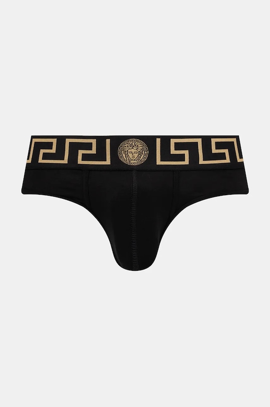 Versace slipy 2-pack AU10180.1A10011 czarny AA00