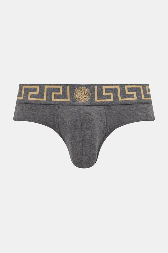 Odzież Versace slipy 2-pack AU10180.1A10011 czarny