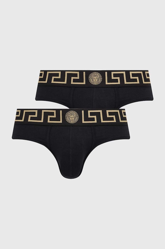 Σλιπ Versace 2-pack στάμπα μαύρο AU10180.1A10011