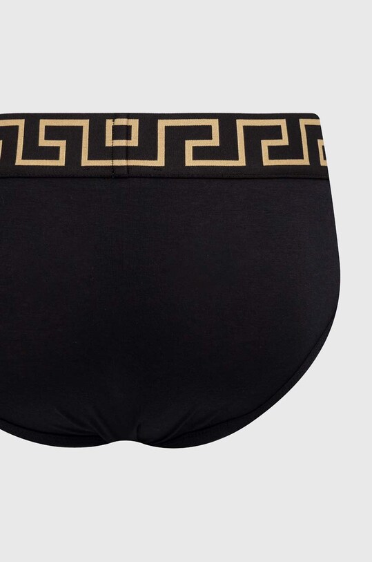 Odzież Versace slipy 2-pack AU10180.1A10011 czarny