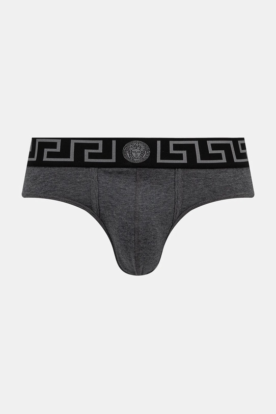 Versace slipy dzianina szary AU10027.1A10011