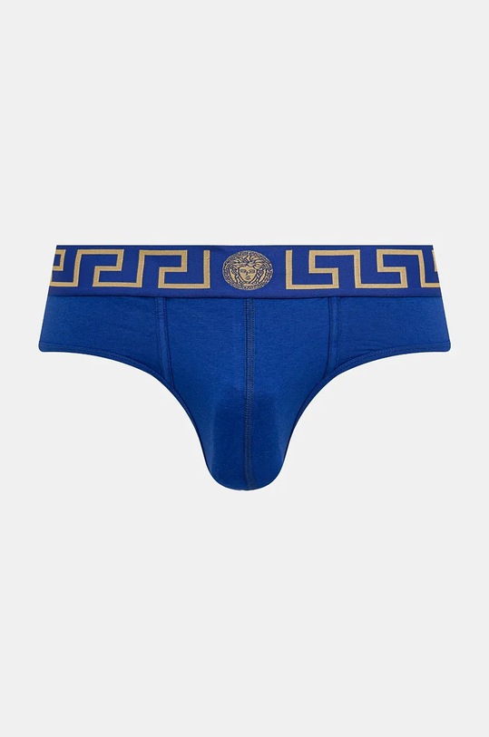 Versace slipy dzianina niebieski AU10027.1A10011
