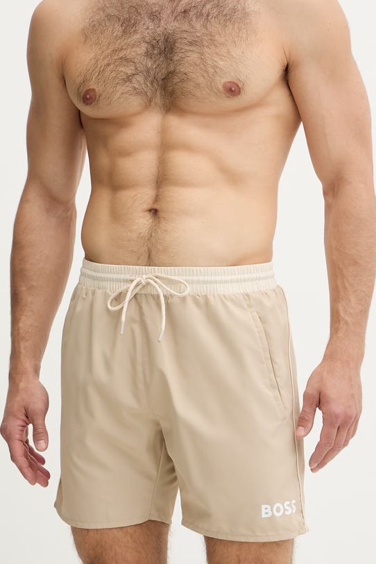 BOSS kopalne kratke hlače moške Starfish 50514429 bež AA00